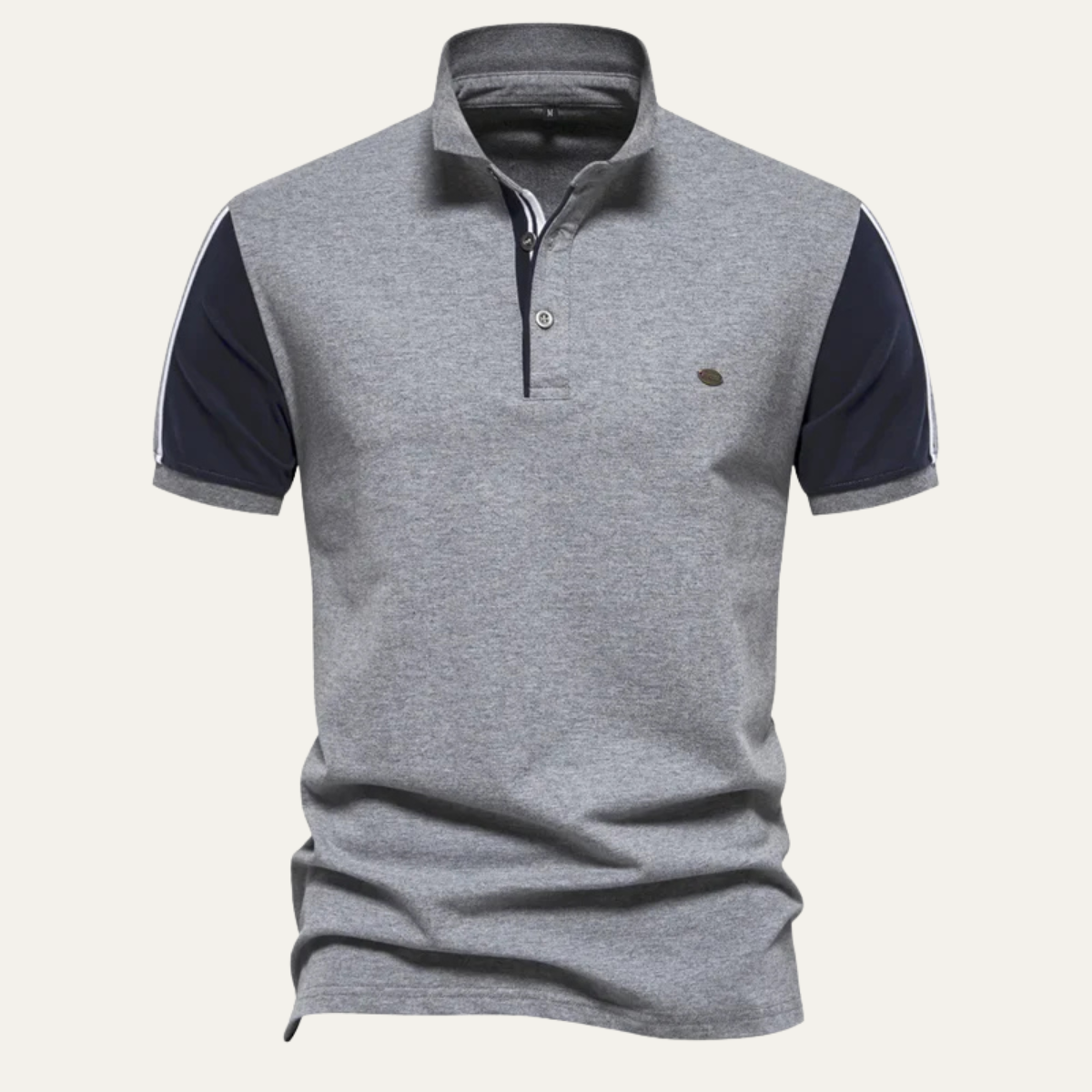 The Harrington Men’s Casual Color Block Cotton Polo Shirt