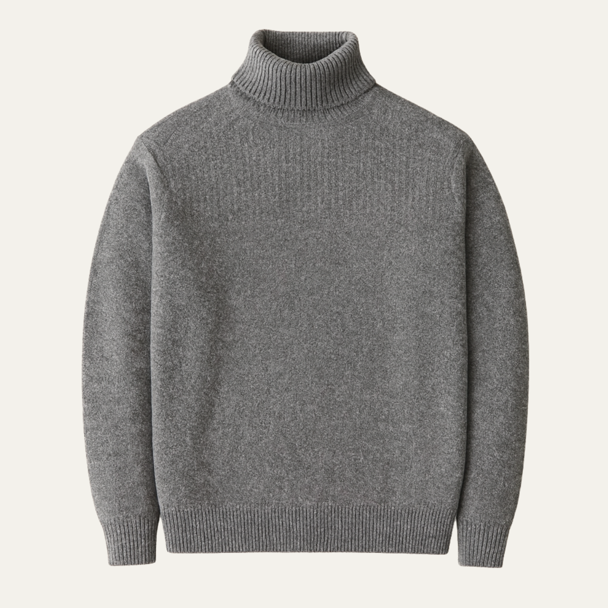 The Prague Men's Warm Winter Turtleneck Knit Sweater