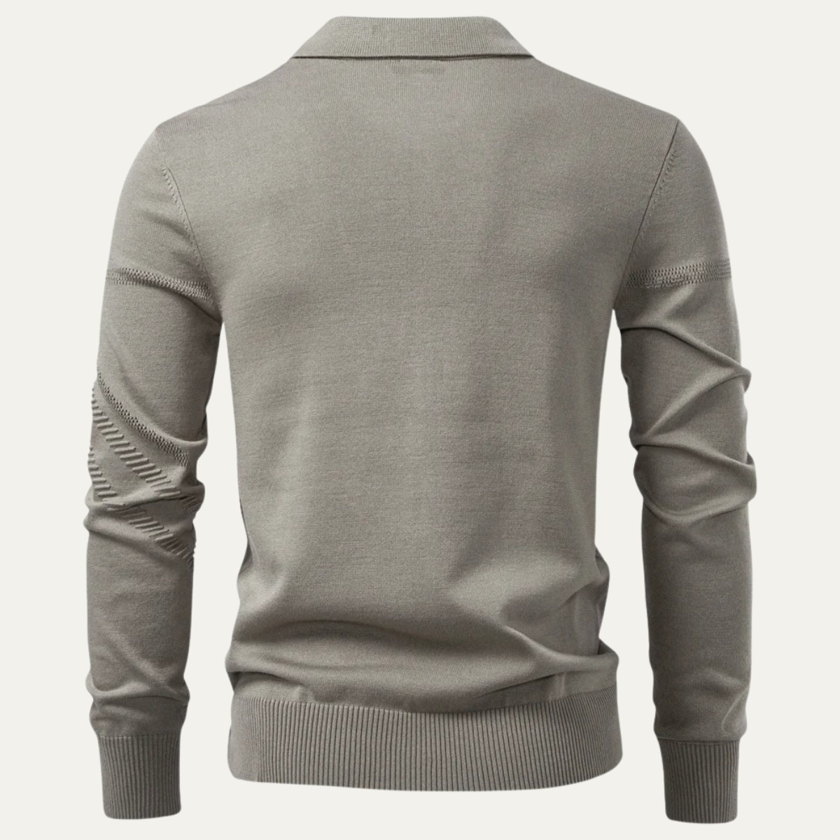 The Battersea Men’s Lightweight Knit Polo Sweater