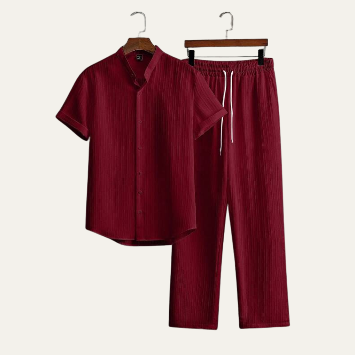 The Ashwood Hill Men’s Linen Summer Casual Set – Shirt & Pants