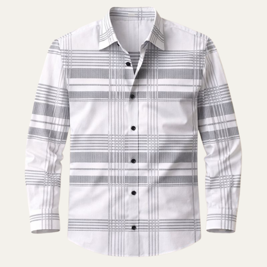 The Ashridge Men’s Classic Plaid Button Down Casual Shirt