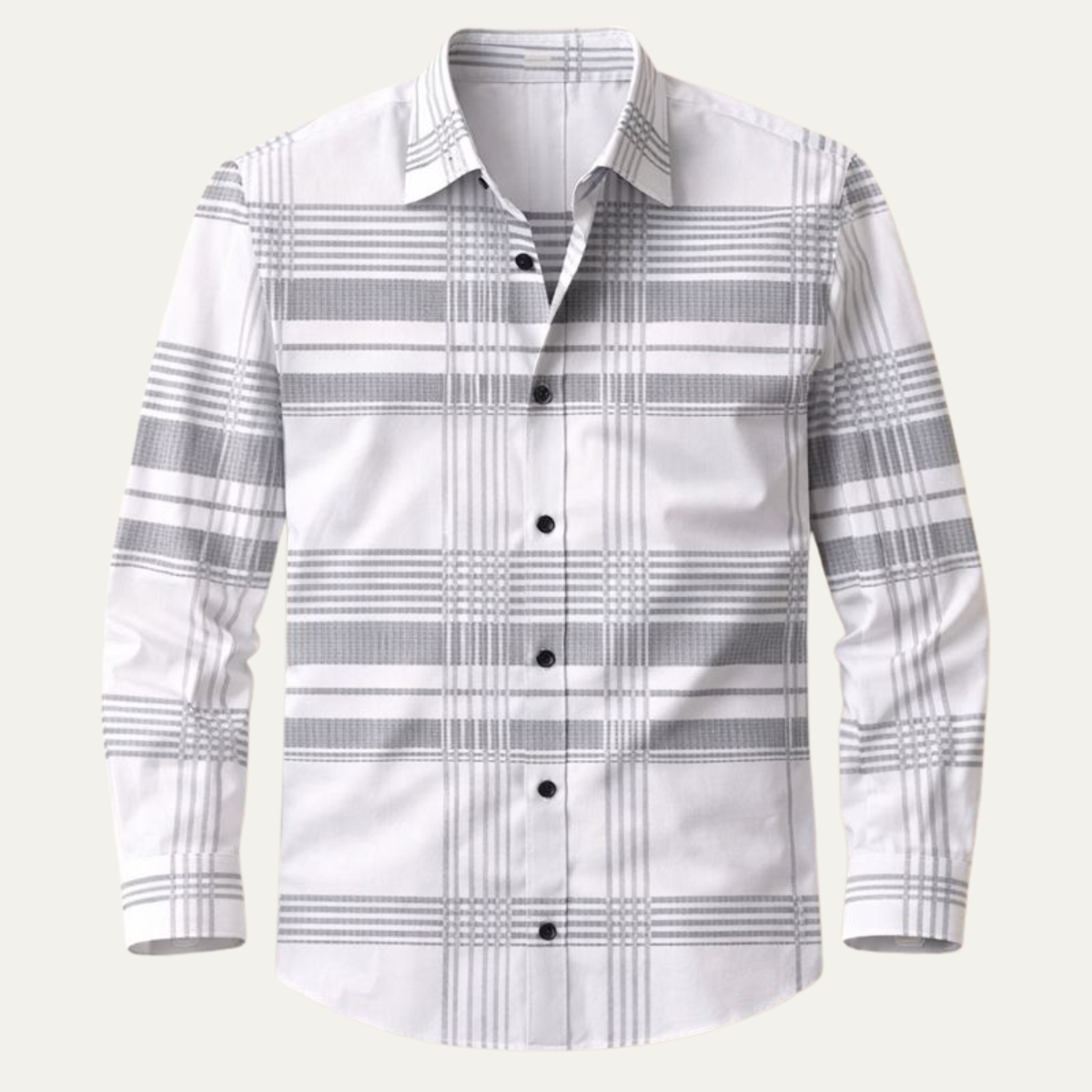 The Ashridge Men’s Classic Plaid Button Down Casual Shirt