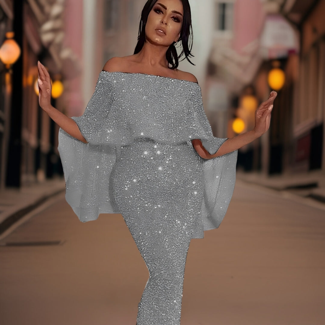 Women's Bare Shoulder Formal Gown