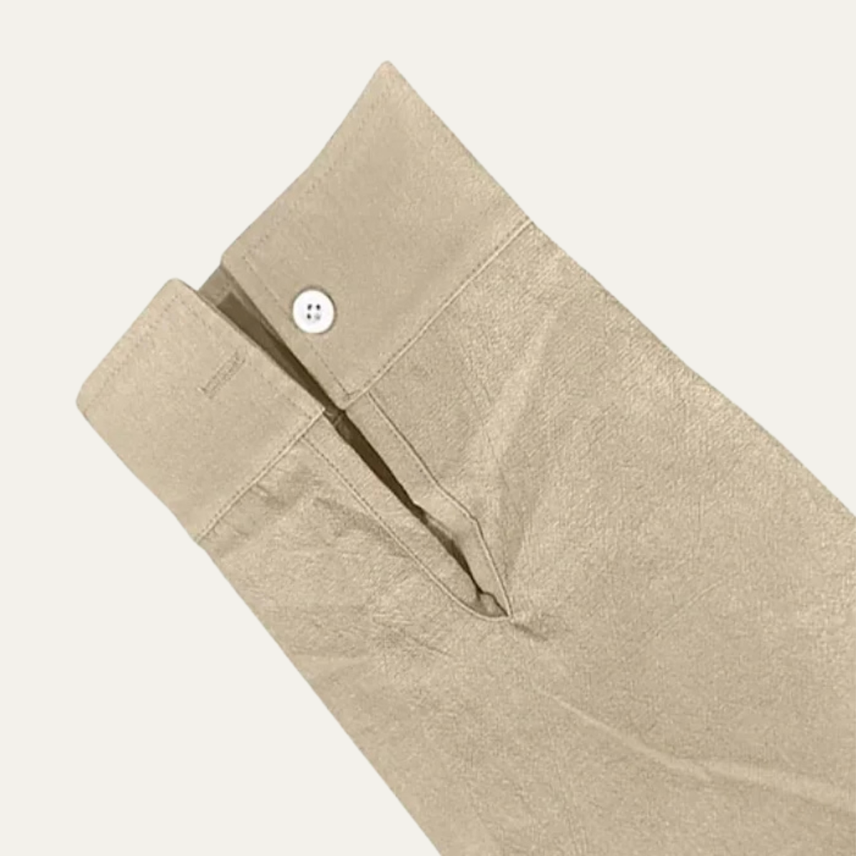 The Manly Men’s Casual Button Up Linen Long Sleeve Shirt with Pocket