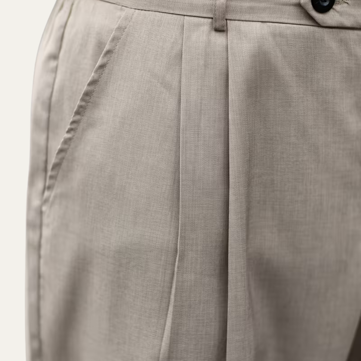 The Cottesloe Men’s Gurkha Wide Leg Pleated Smart Casual Dress Pants