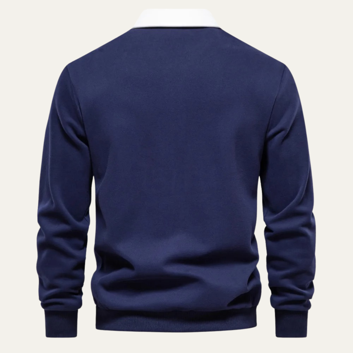 The Marlowe Men’s Casual Smart Polo Collar Sweater