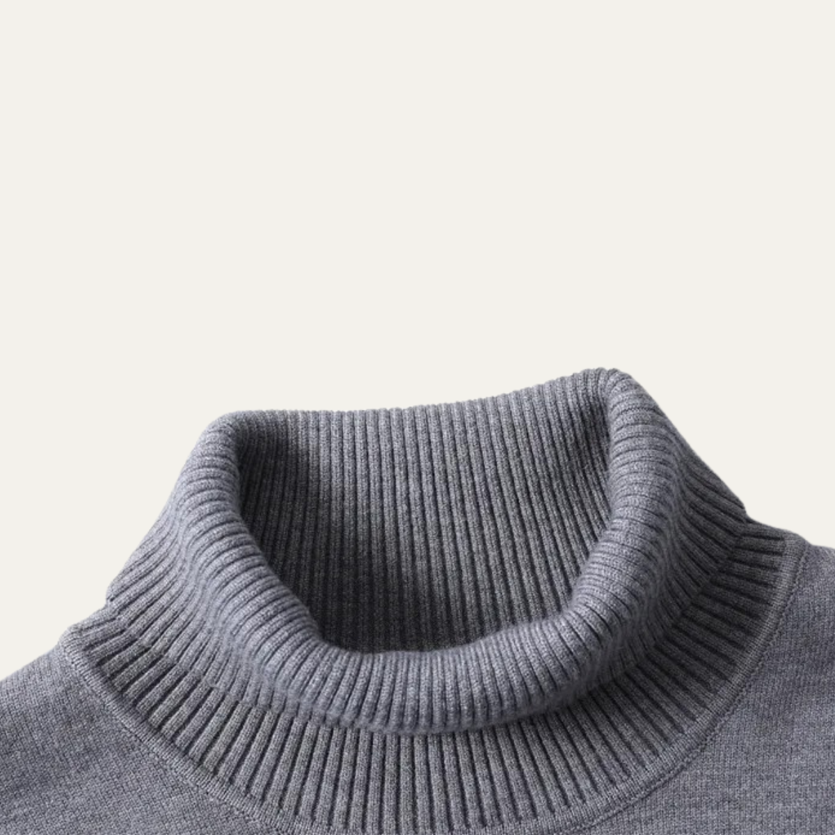 The Caernarfon Men’s Slim Fit Turtleneck Sweater