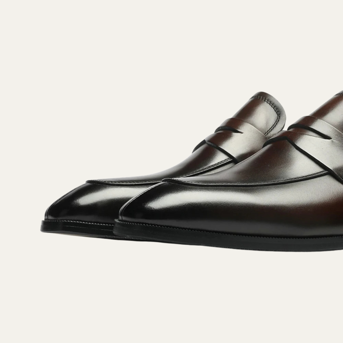 The Fairwood Ridge Men’s Calf Faux Leather Slip On Dress Loafers