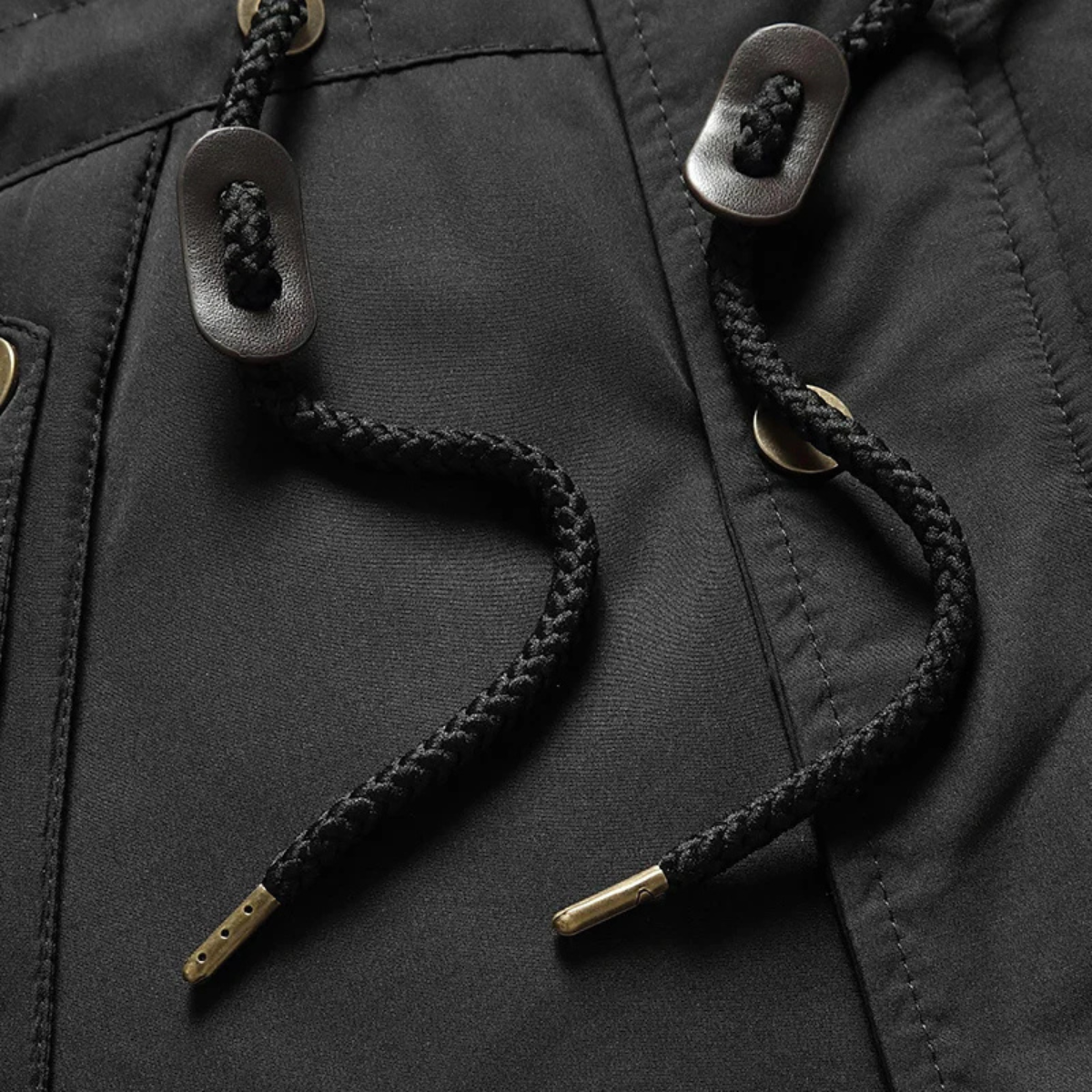 The Ragusa Men's Winter Warm Detachable Fur Hooded Jacket