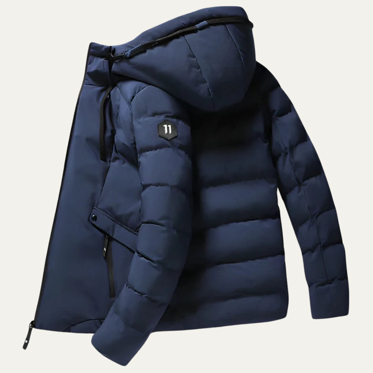 The Leeds Men's Warm Hooded Winter Puffer Jacket