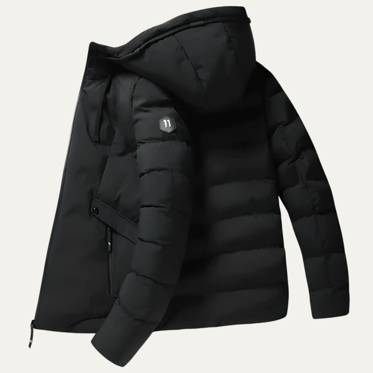 The Leeds Men's Warm Hooded Winter Puffer Jacket