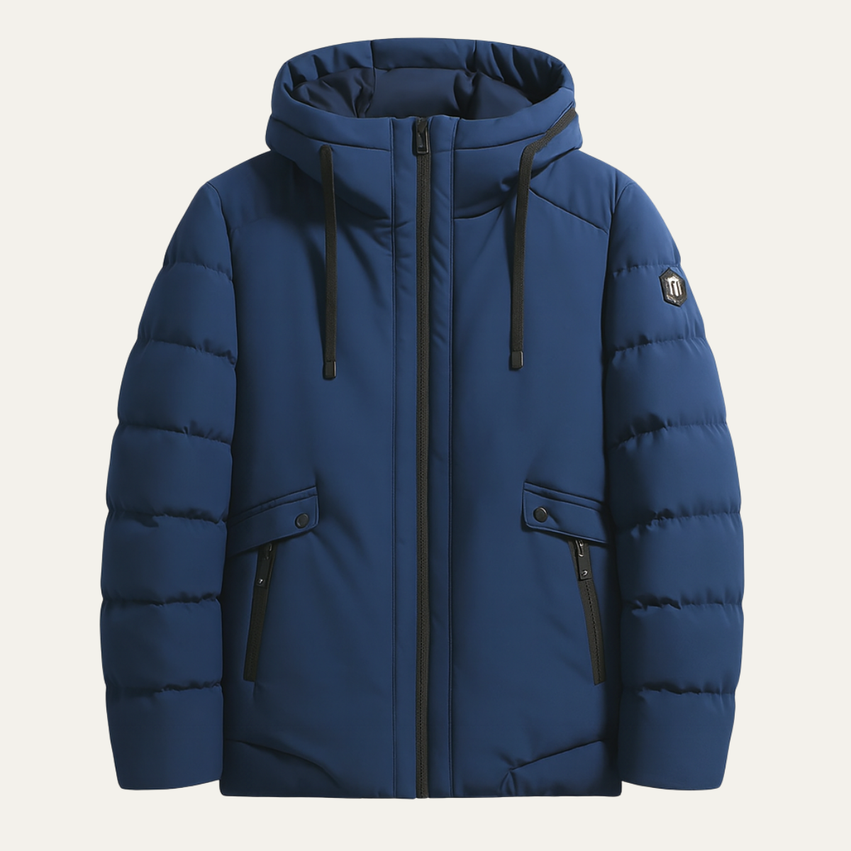 The Leeds Men's Warm Hooded Winter Puffer Jacket