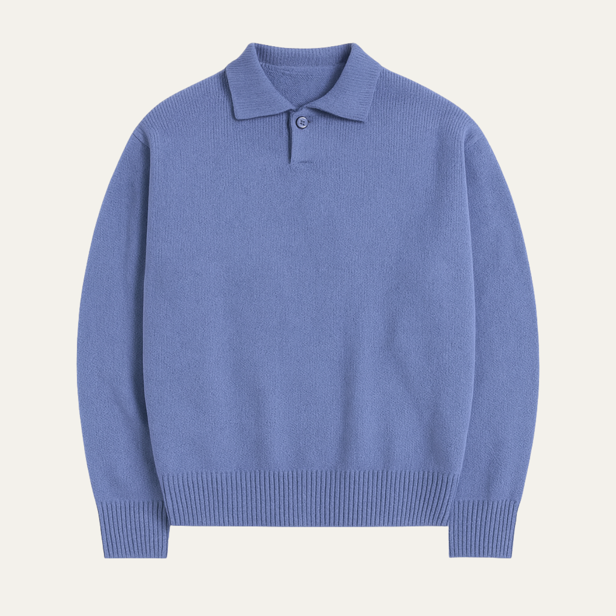 The Four Seasons Men’s Cashmere Buttoned Polo Knit Sweater