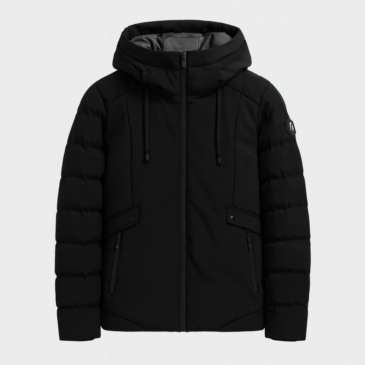 The Leeds Men's Warm Hooded Winter Puffer Jacket