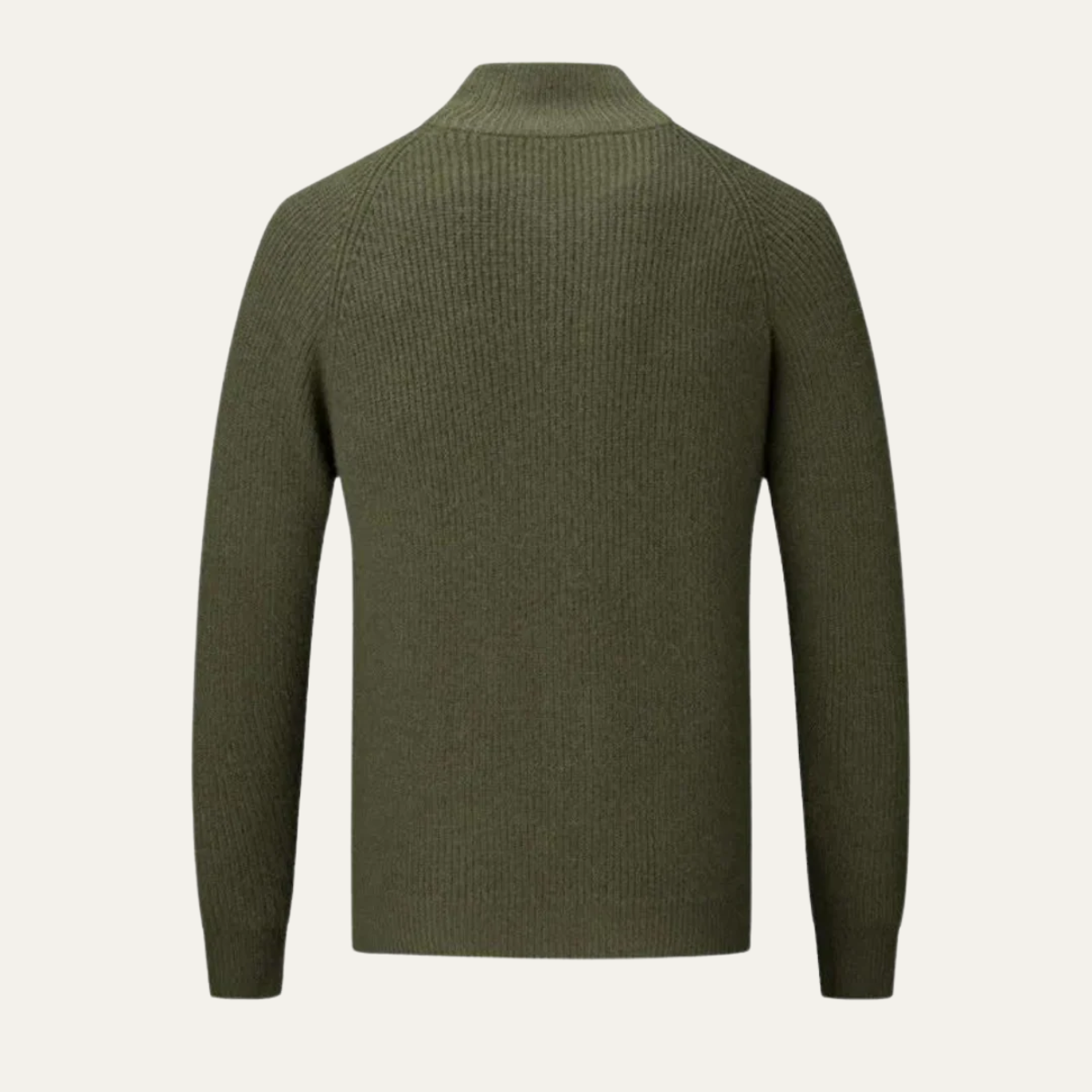 The Richmend Men’s Elegant Merino Wool Zip Up Cardigan