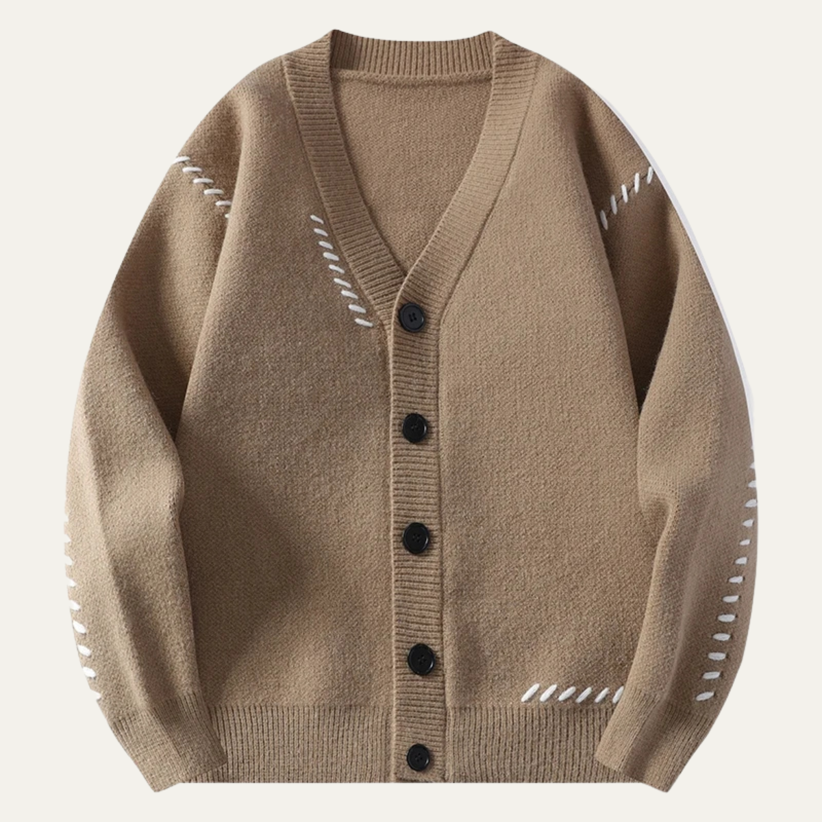 The Hawthorne Men’s Button Front Knit Cardigan Sweater