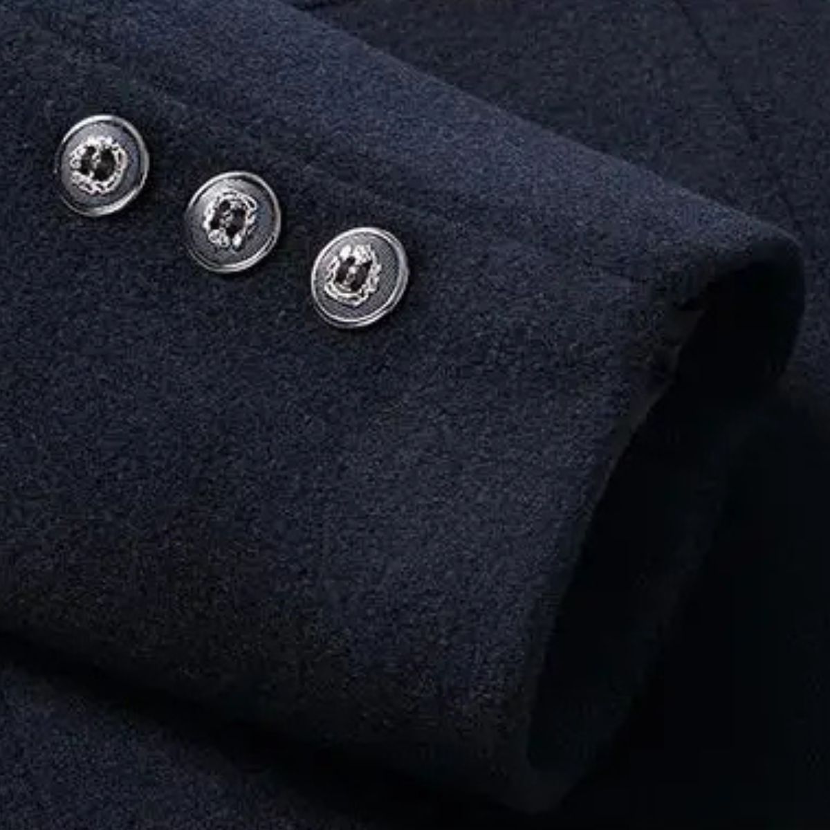 The Kensington Men's Business Wool Blend Long Winter Coat