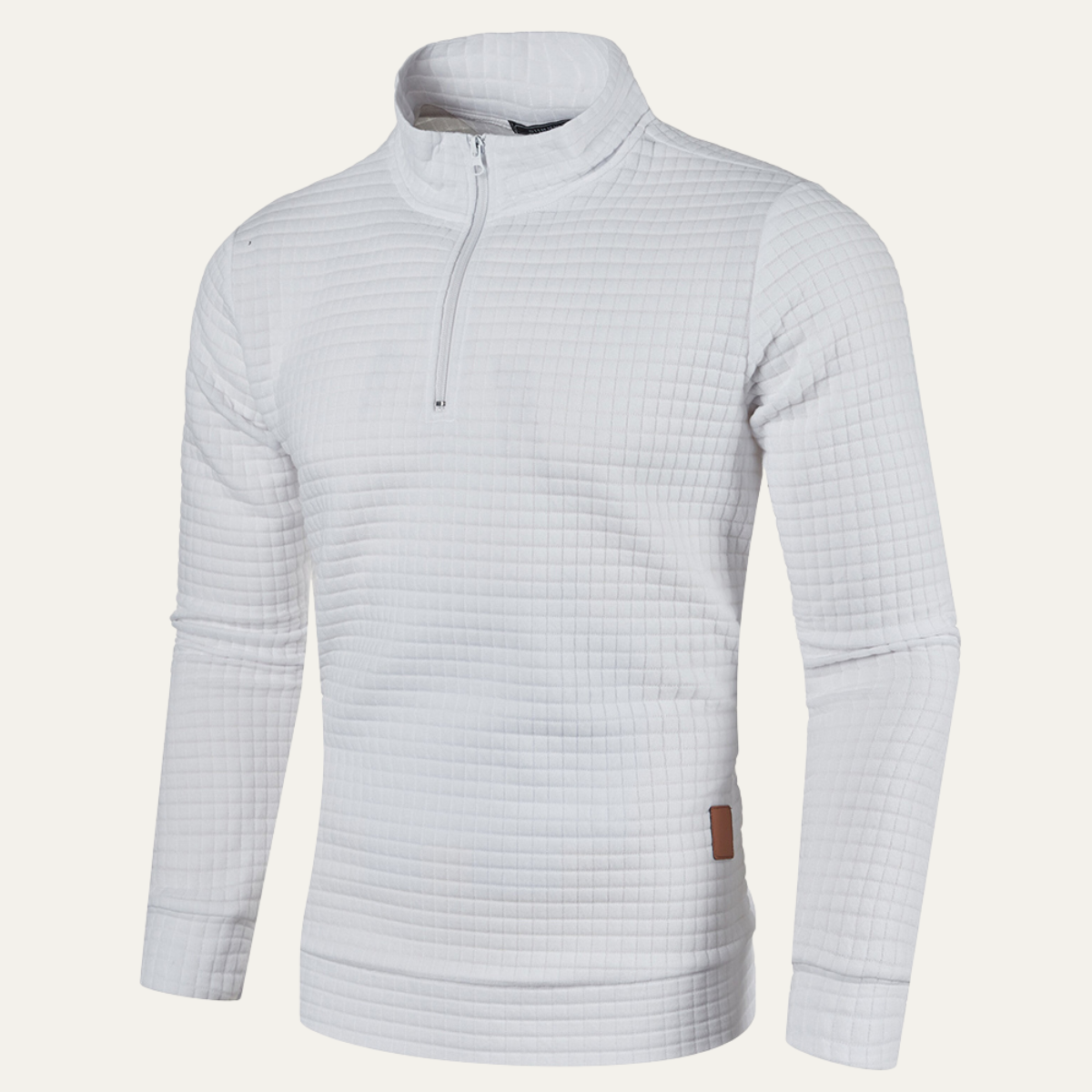 The Willowcrest Men’s Warm Lightweight Quarter Zip Sweater