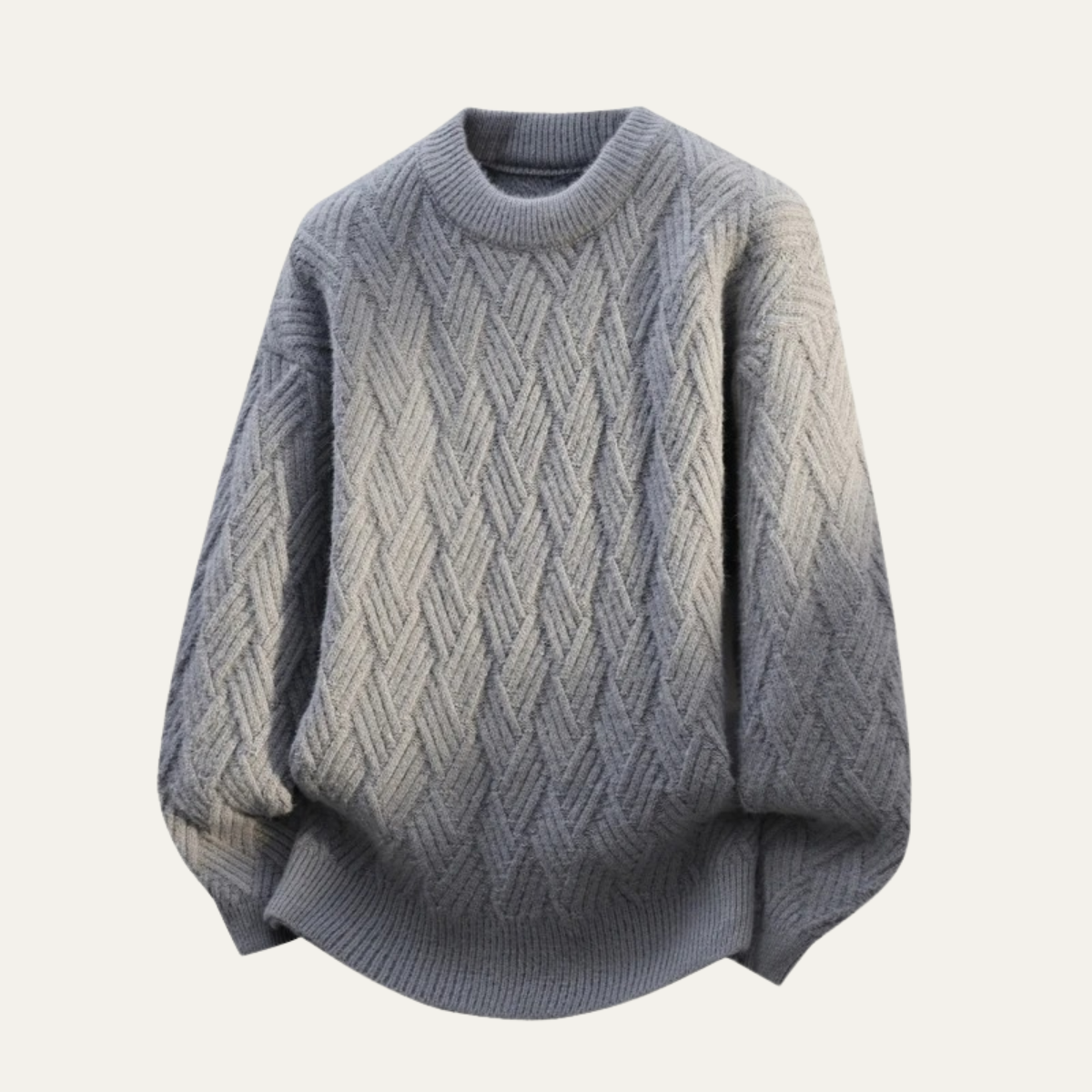 The La Maddalena Men’s Warm Winter Crew Neck Knitted Sweater