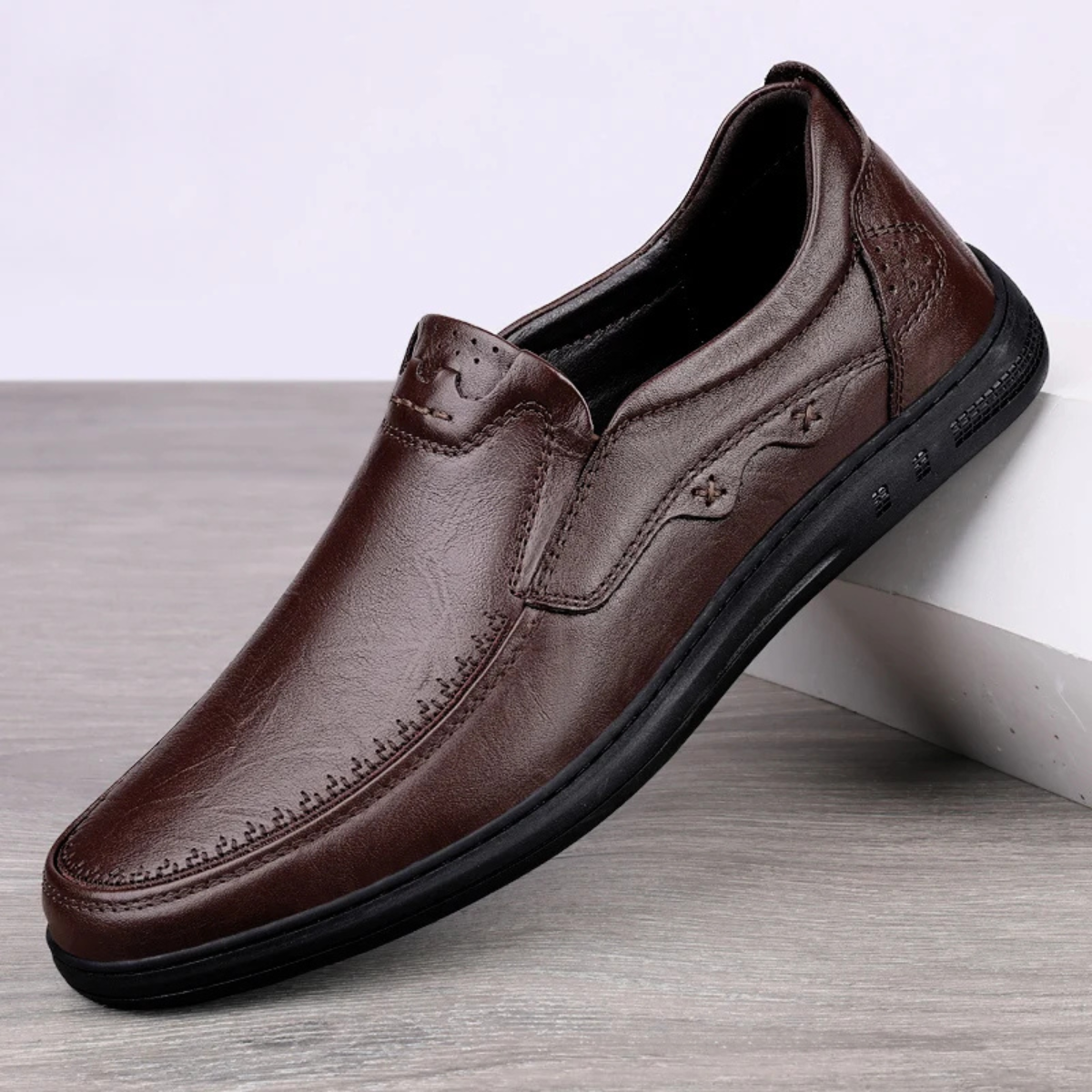 The Aldercrest Ridge Men’s Luxury Breathable Driving Moccasins Loafers