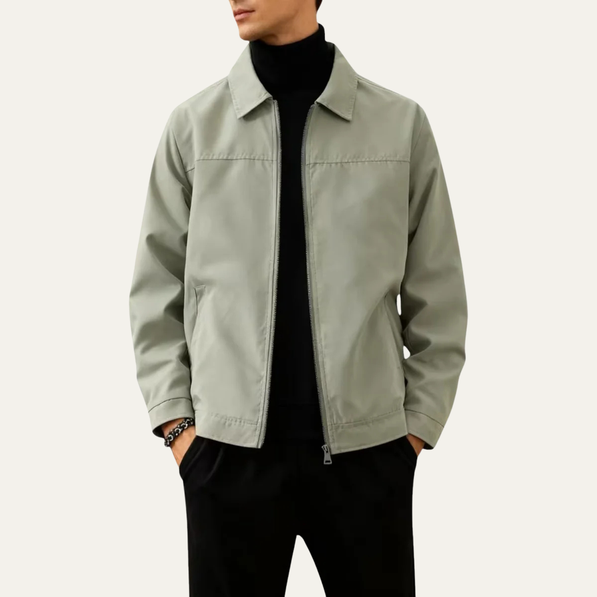 The Riverdale Men’s Lightweight Zip Summer Jacket