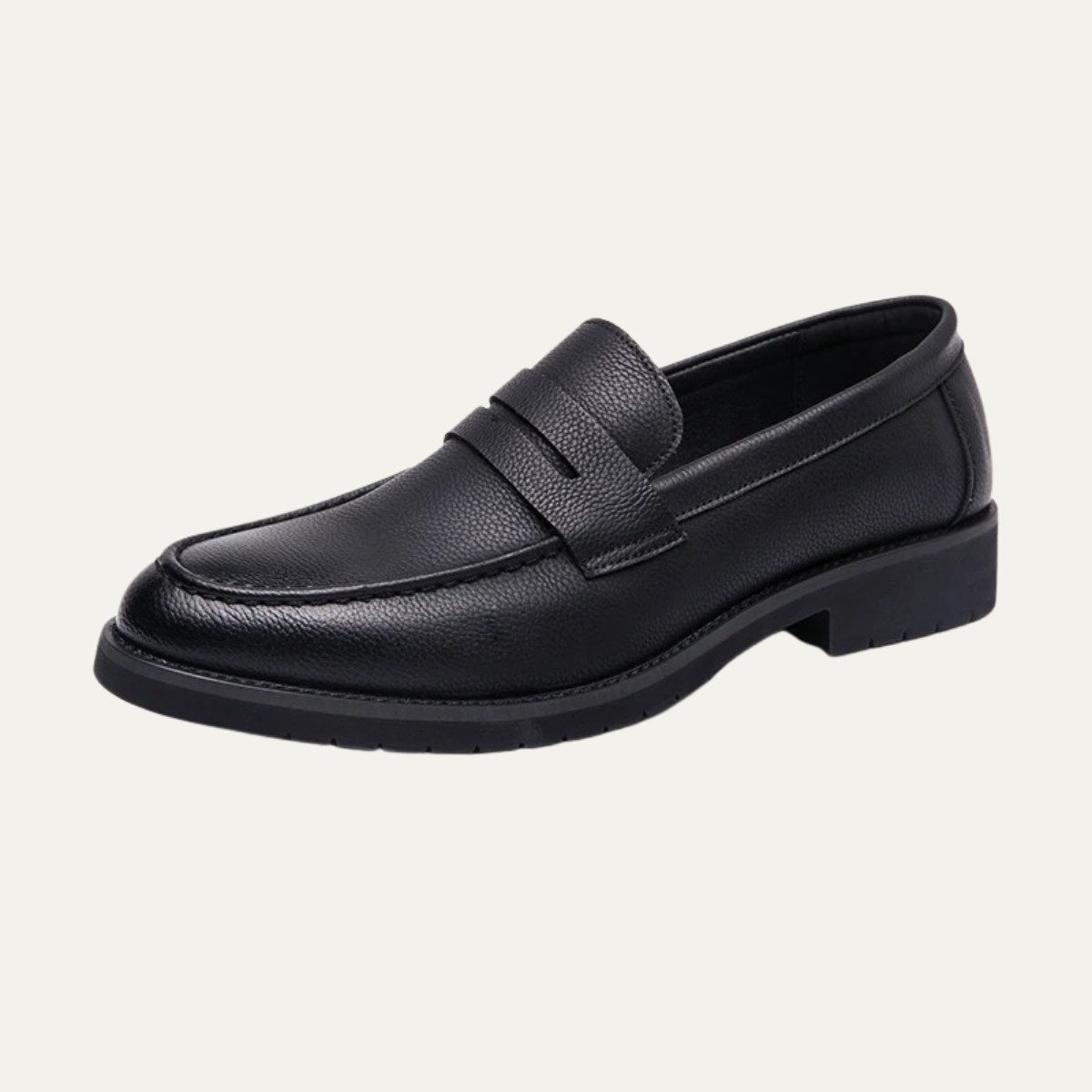The Crestfield Men’s Soft Faux Leather Slip On Business Loafers
