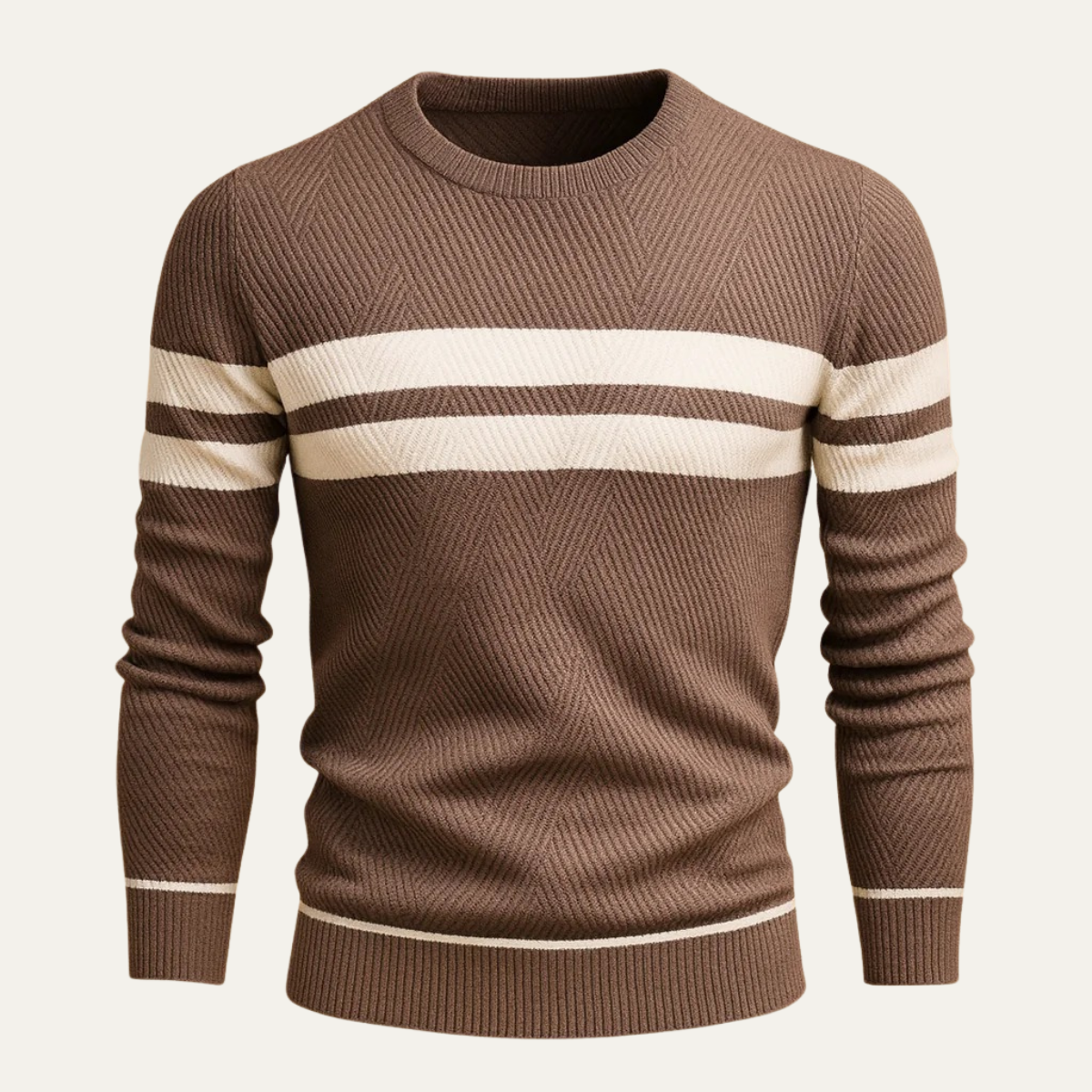 The Cambridge Knit Sweater with Stripes
