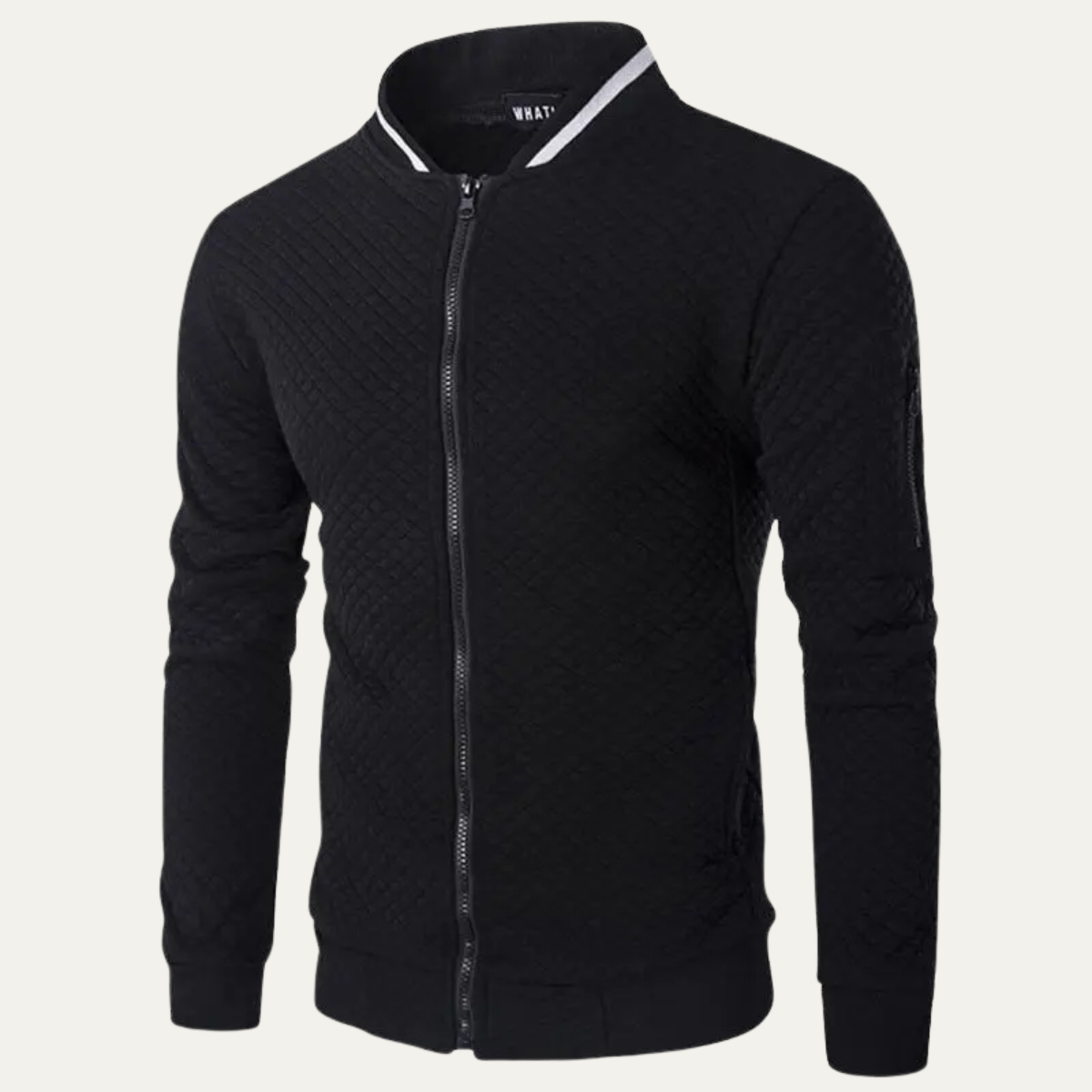 The Ridgepark Men's Zip Up Lightweight Quilted Bomber Jacket
