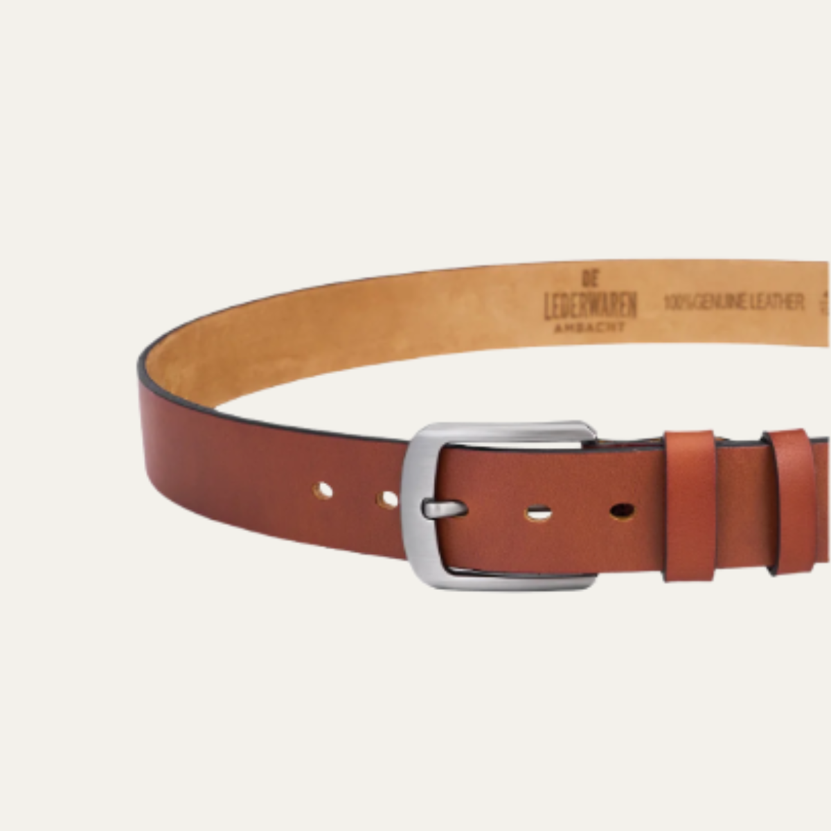 The Arlington Men’s Leather Durable Classic Buckle Belt