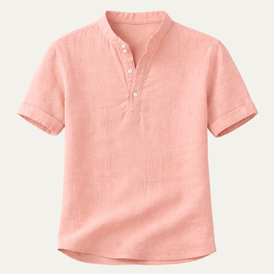 The Glencrest Ridge Men's Soft Linen Summer Casual Button Up Shirt