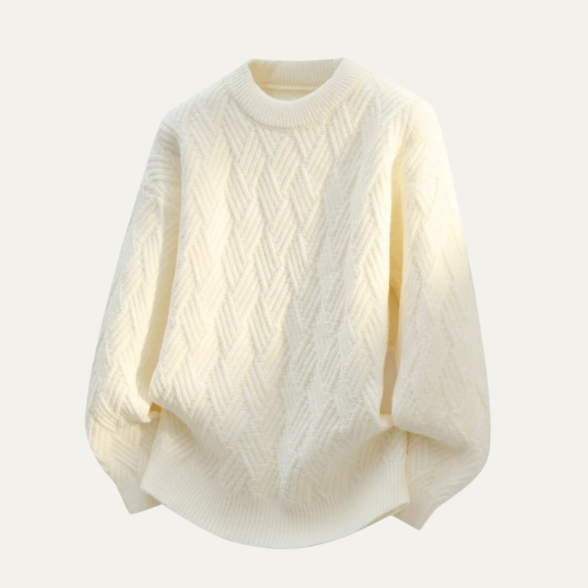 The La Maddalena Men’s Warm Winter Crew Neck Knitted Sweater