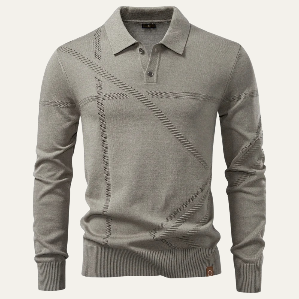 The Battersea Men’s Lightweight Knit Polo Sweater
