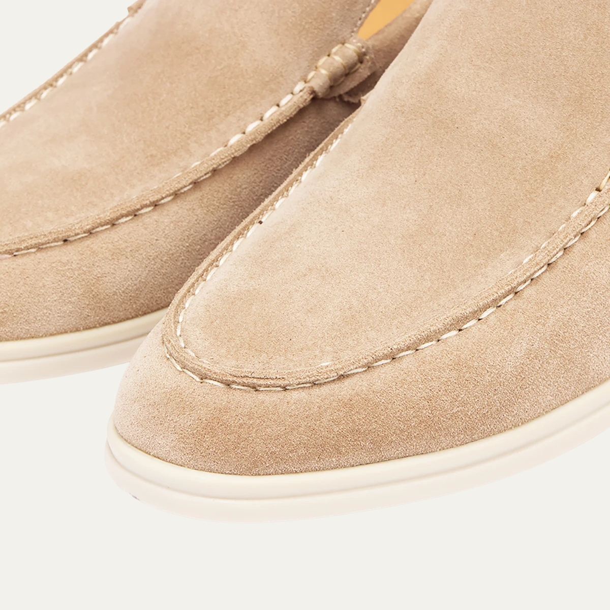 The Meadowgate Men’s Casual Vintage Suede Faux Leather Slip On Loafers - Brown