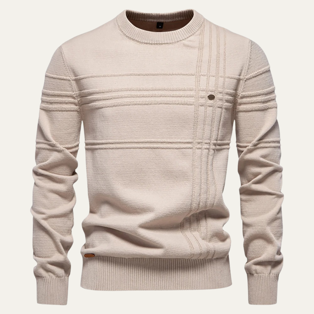 The Brighton Men’s Classic Crew Neck Knit Sweater