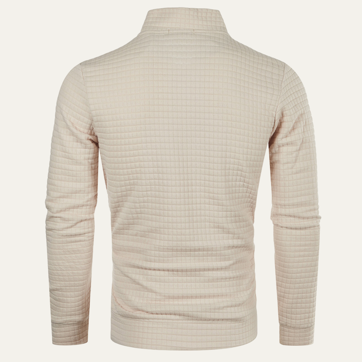 The Strasbourg Men’s Lightweight Quilted Half Zip Sweater