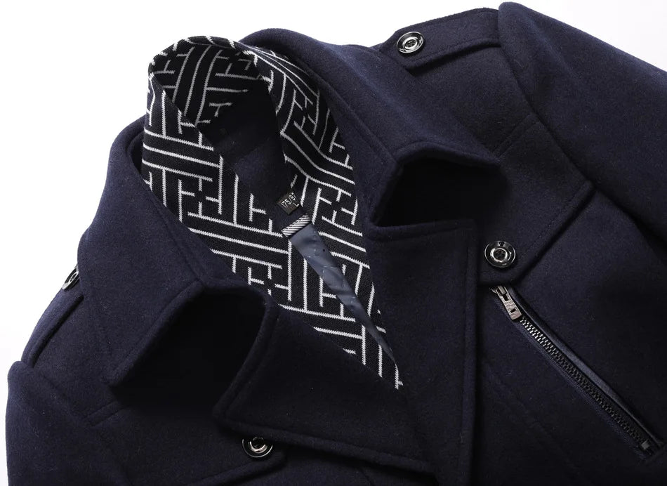 The Arcadia Men’s Mid Length Slim Fit Winter Coat