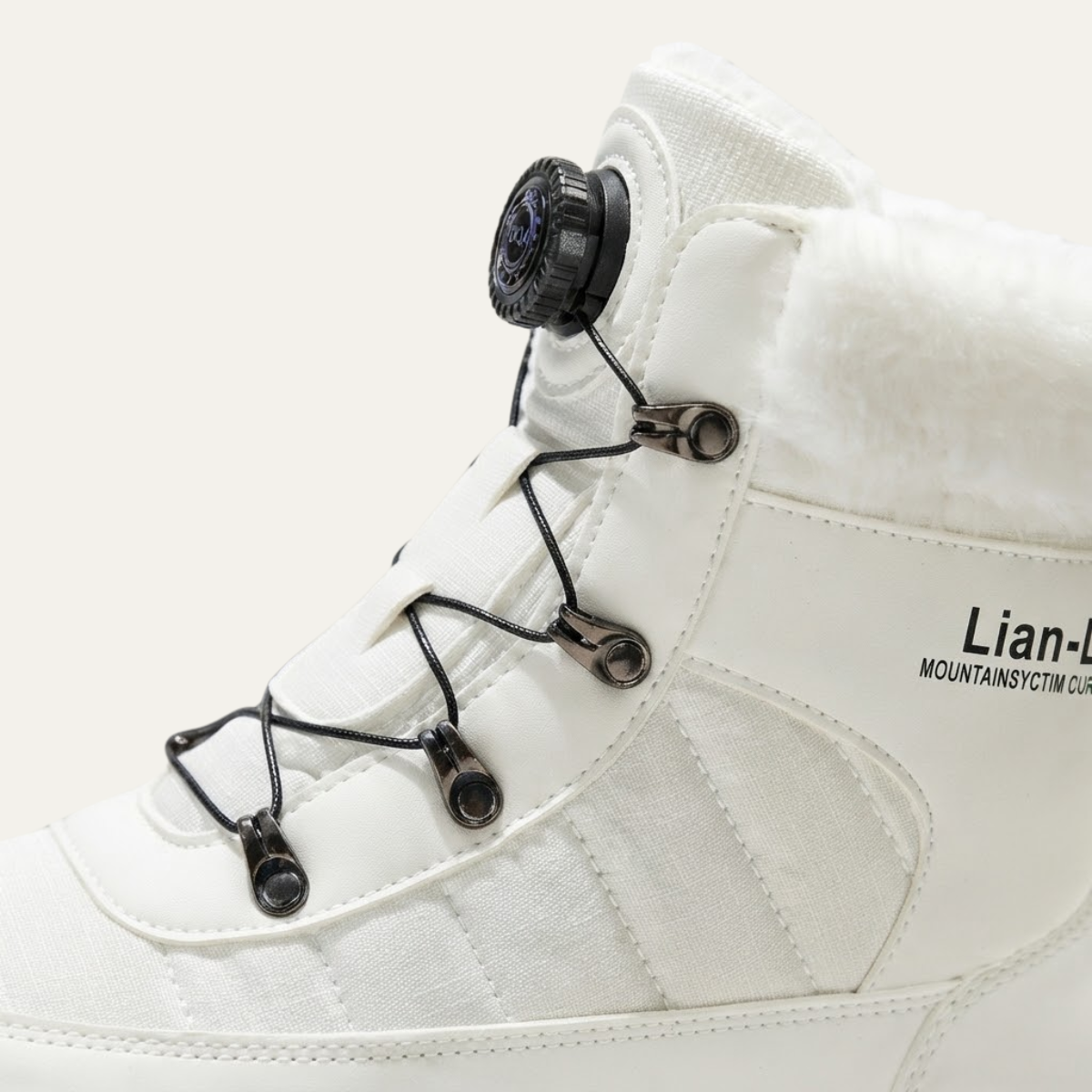 The Tarquinia Men’s Winter Warm Fur Lined High Top Anti Slip Snow Boots