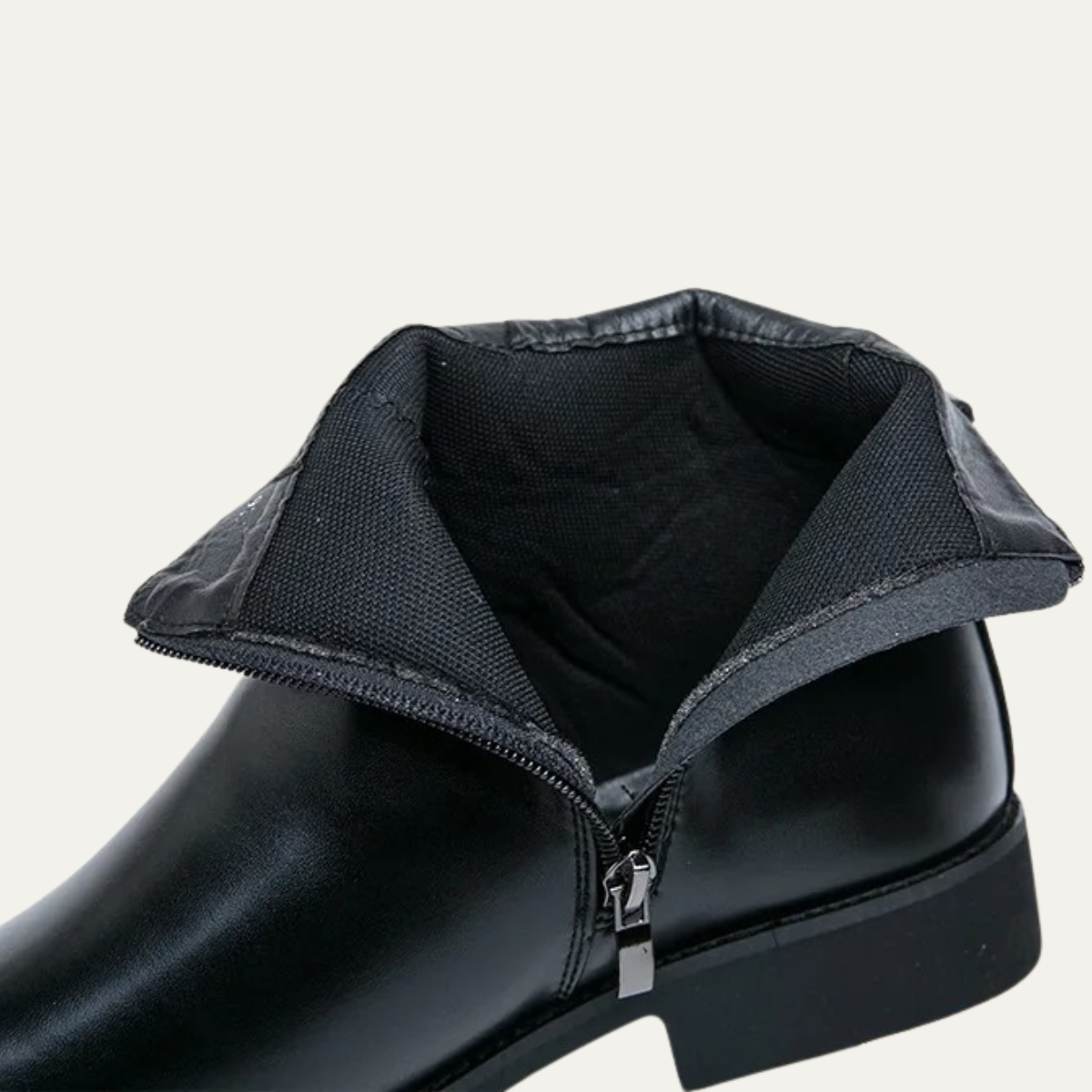 The Franciacorta Men’s Leather Ankle Boots with Side Zip & Non Slip Sole