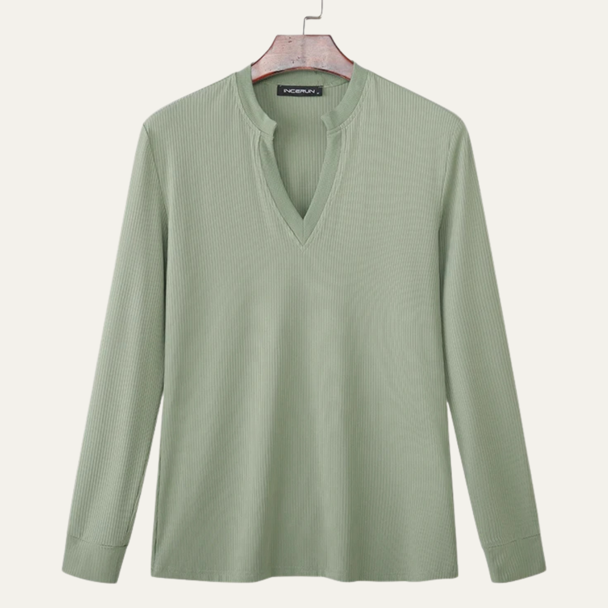 The Lipari Men’s Trendy V Neck Knit Shirt