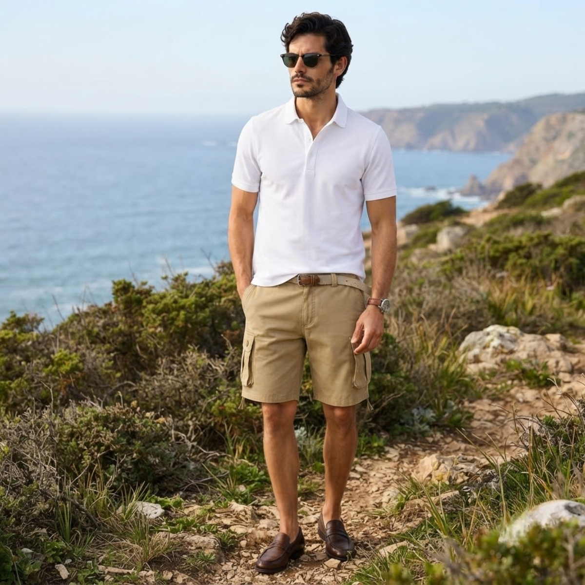 The Hampton Men’s Classic Utility Outdoor Shorts with Pockets
