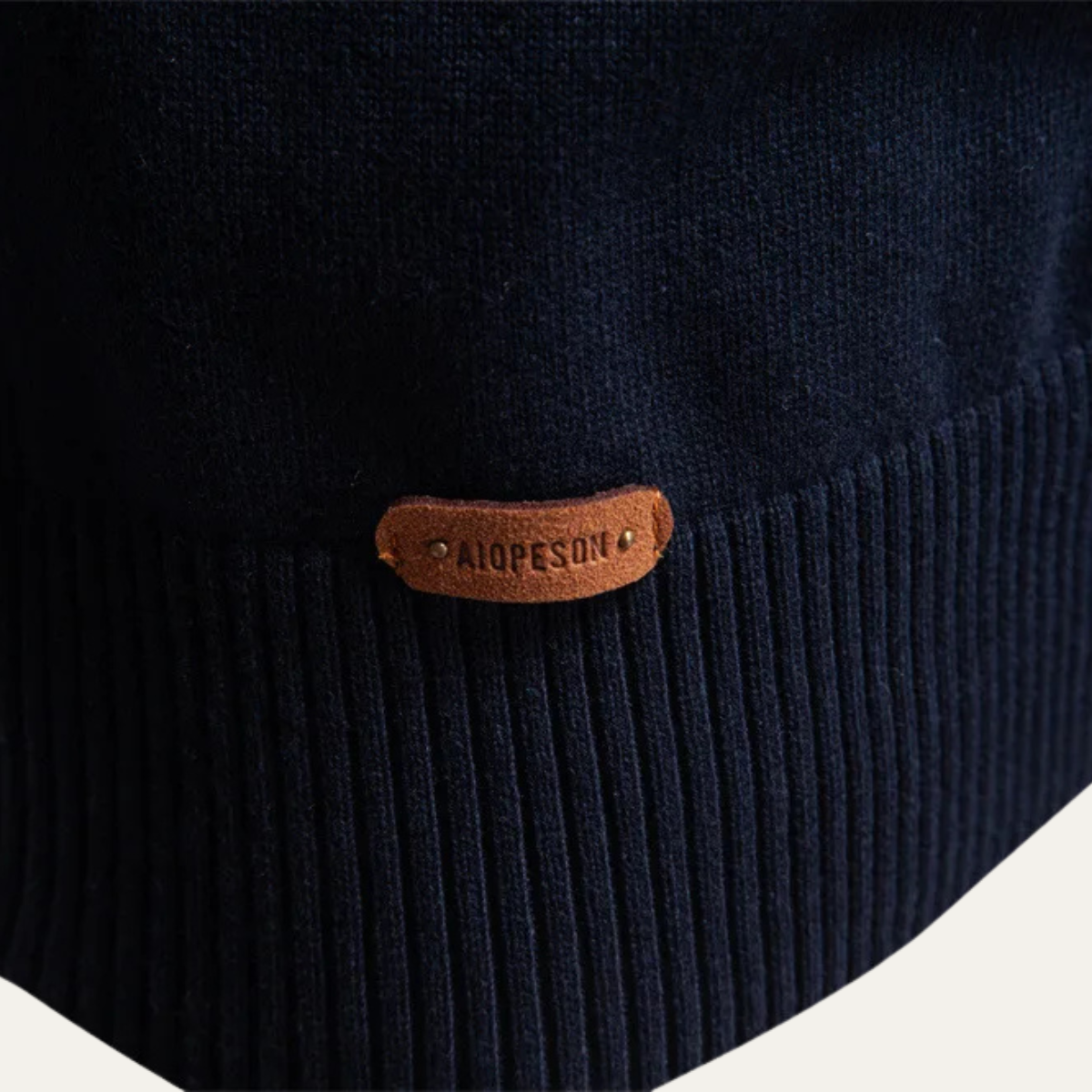 The Mallorca Men's Half Zip Business Casual Knit Sweater