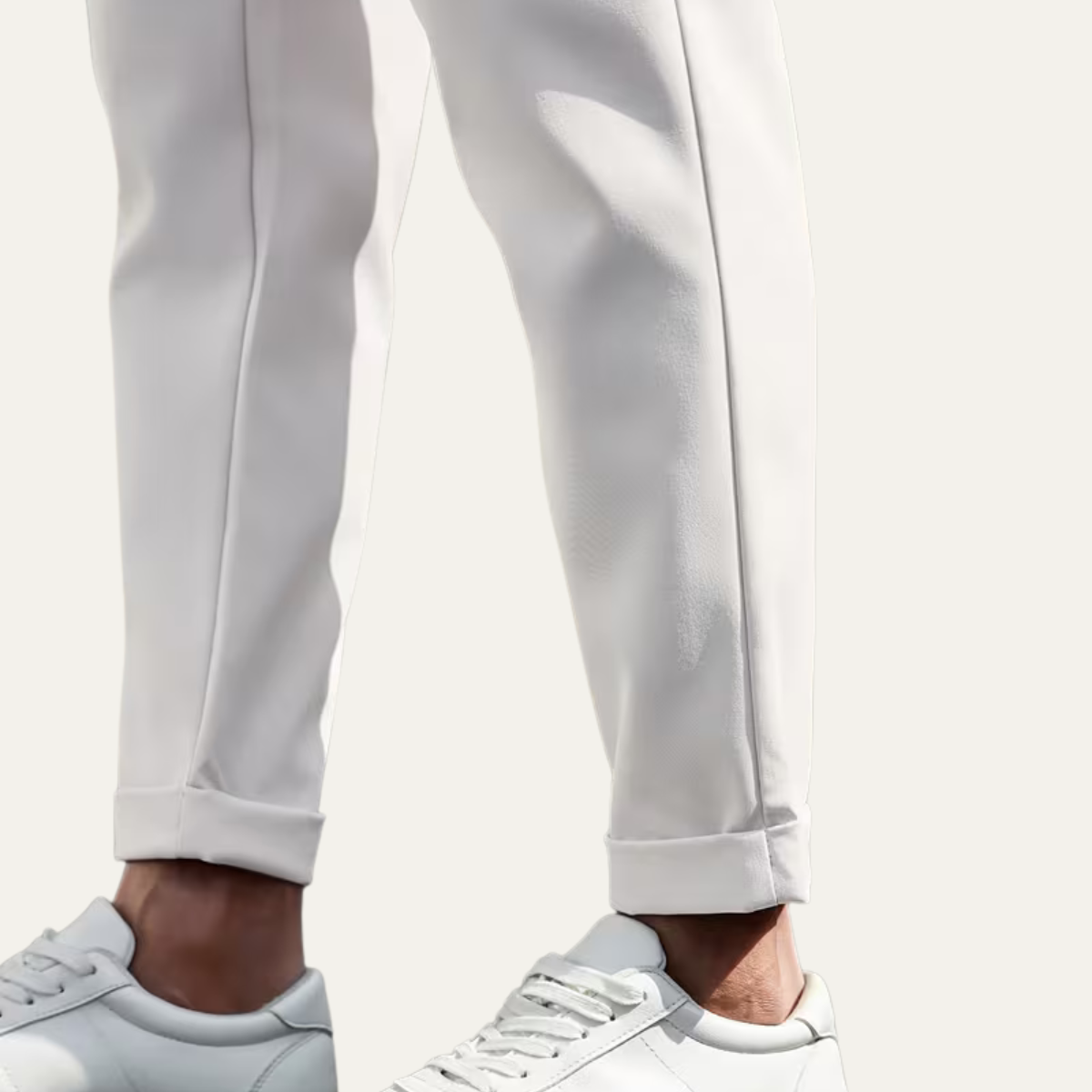 The Burleigh Men’s Tailored Slim Fit Pleated Casual Dress Pants