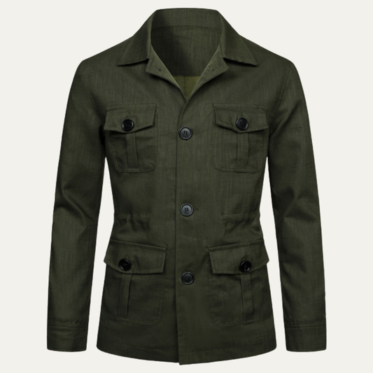 The Carrara Men’s Vintage Single Breasted Trench Coat