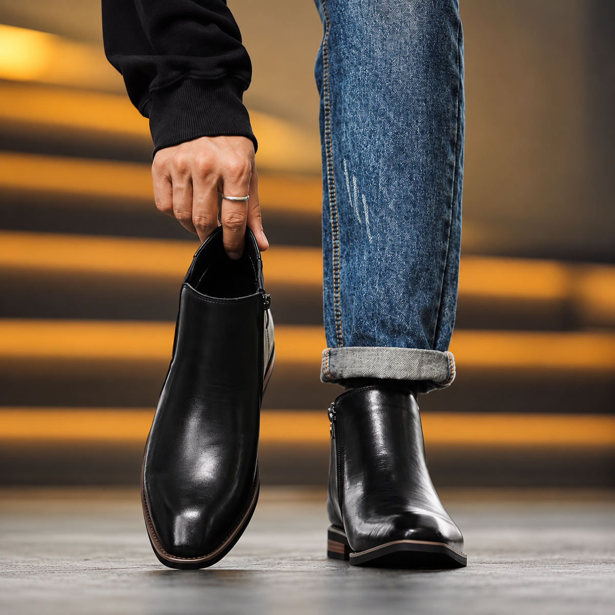 The Corte Madera Men’s Side Zip Chelsea Boots