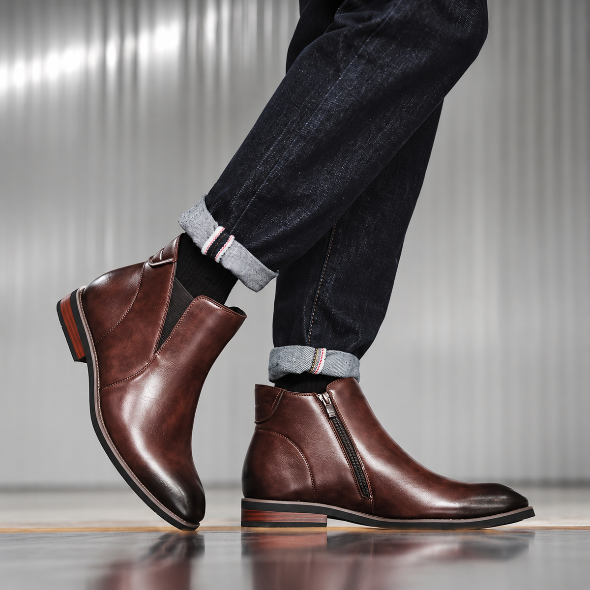 The Corte Madera Men’s Side Zip Chelsea Boots