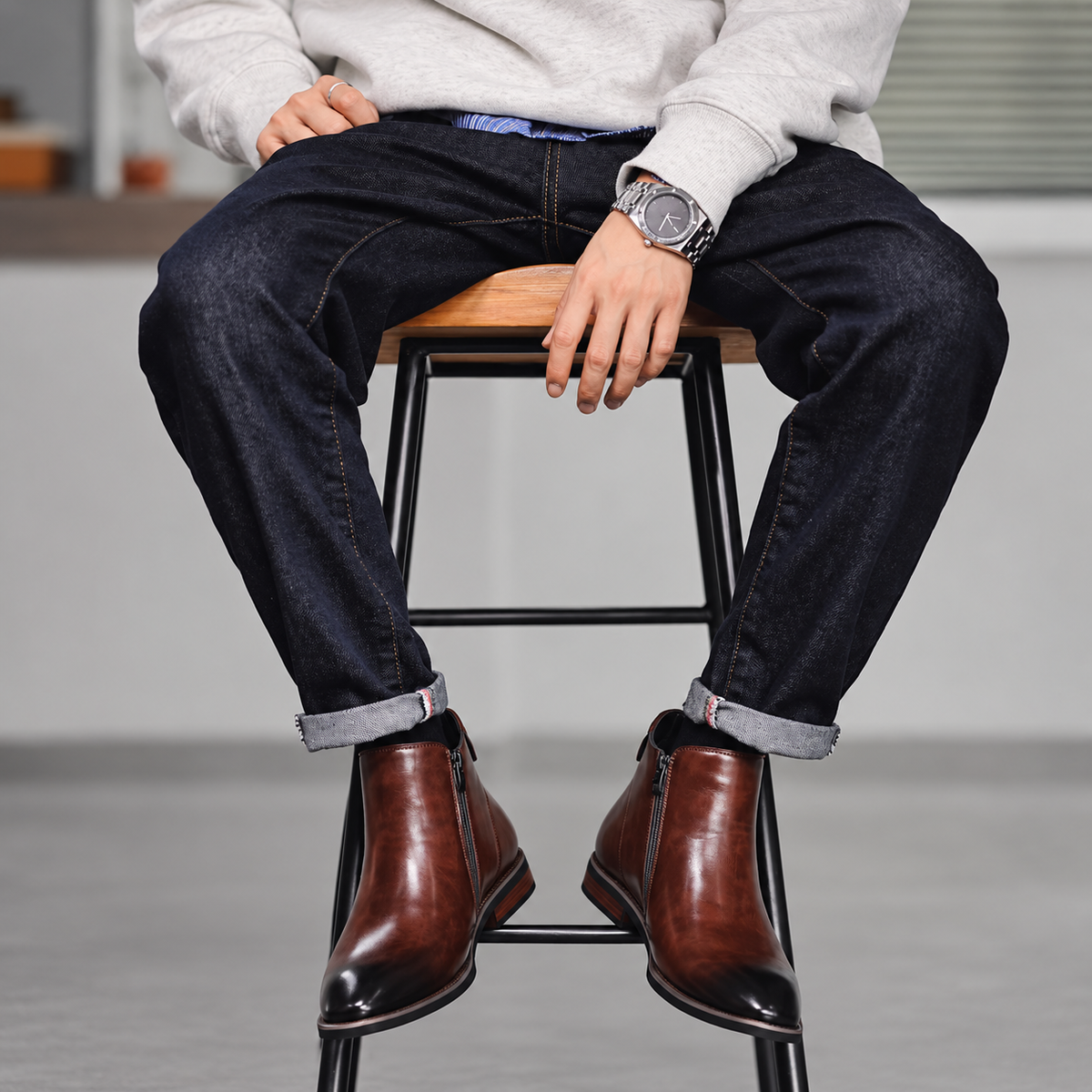 The Corte Madera Men’s Side Zip Chelsea Boots