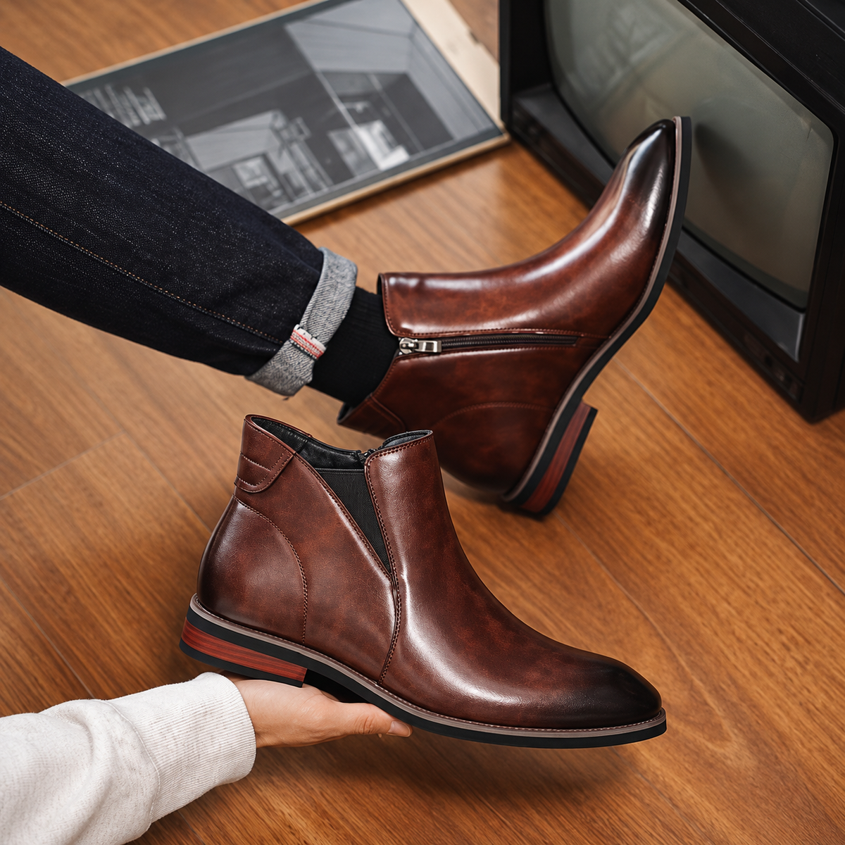 The Corte Madera Men’s Side Zip Chelsea Boots