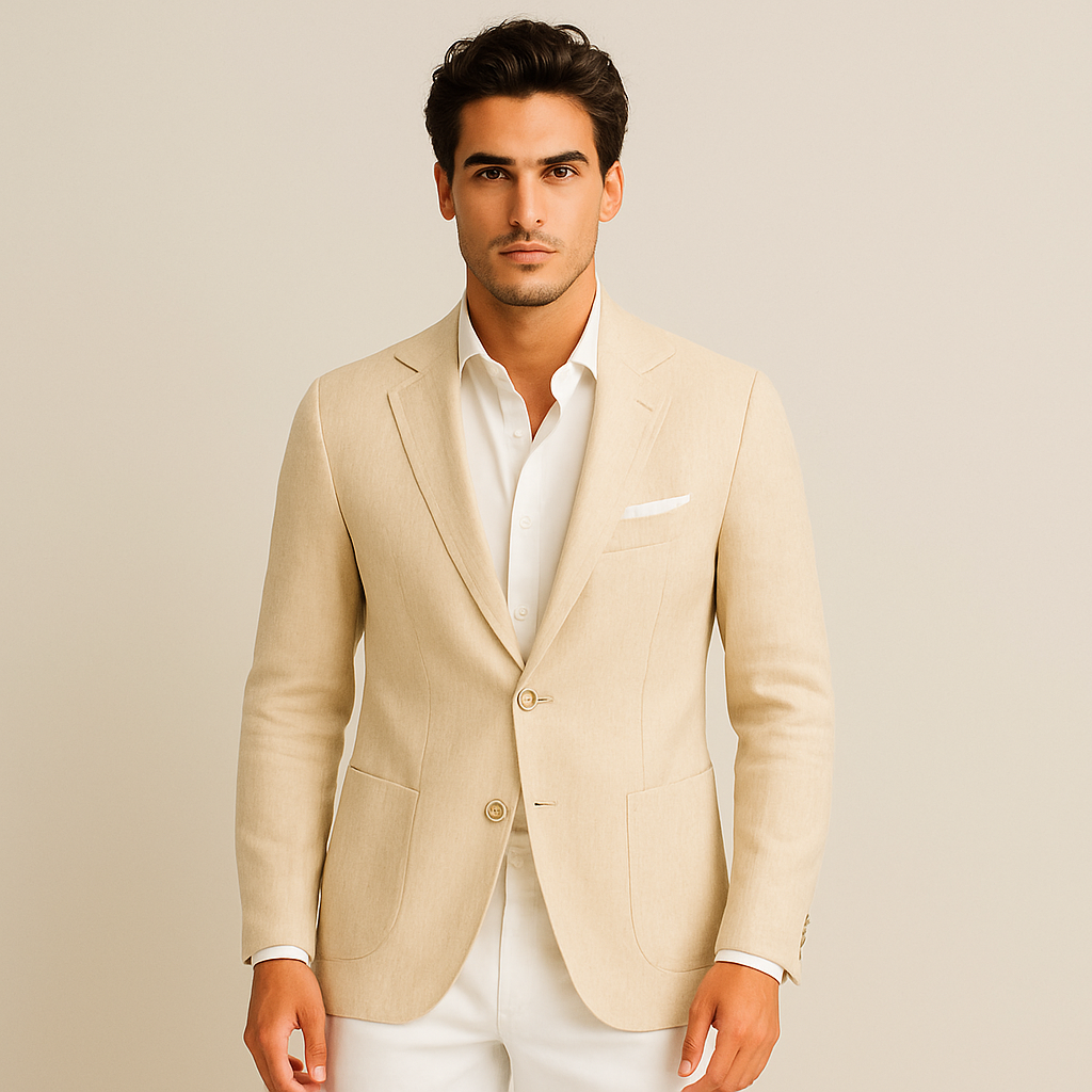 The Miami Linen Summer Blazer - Wedding Guest Men - Formal Occasions