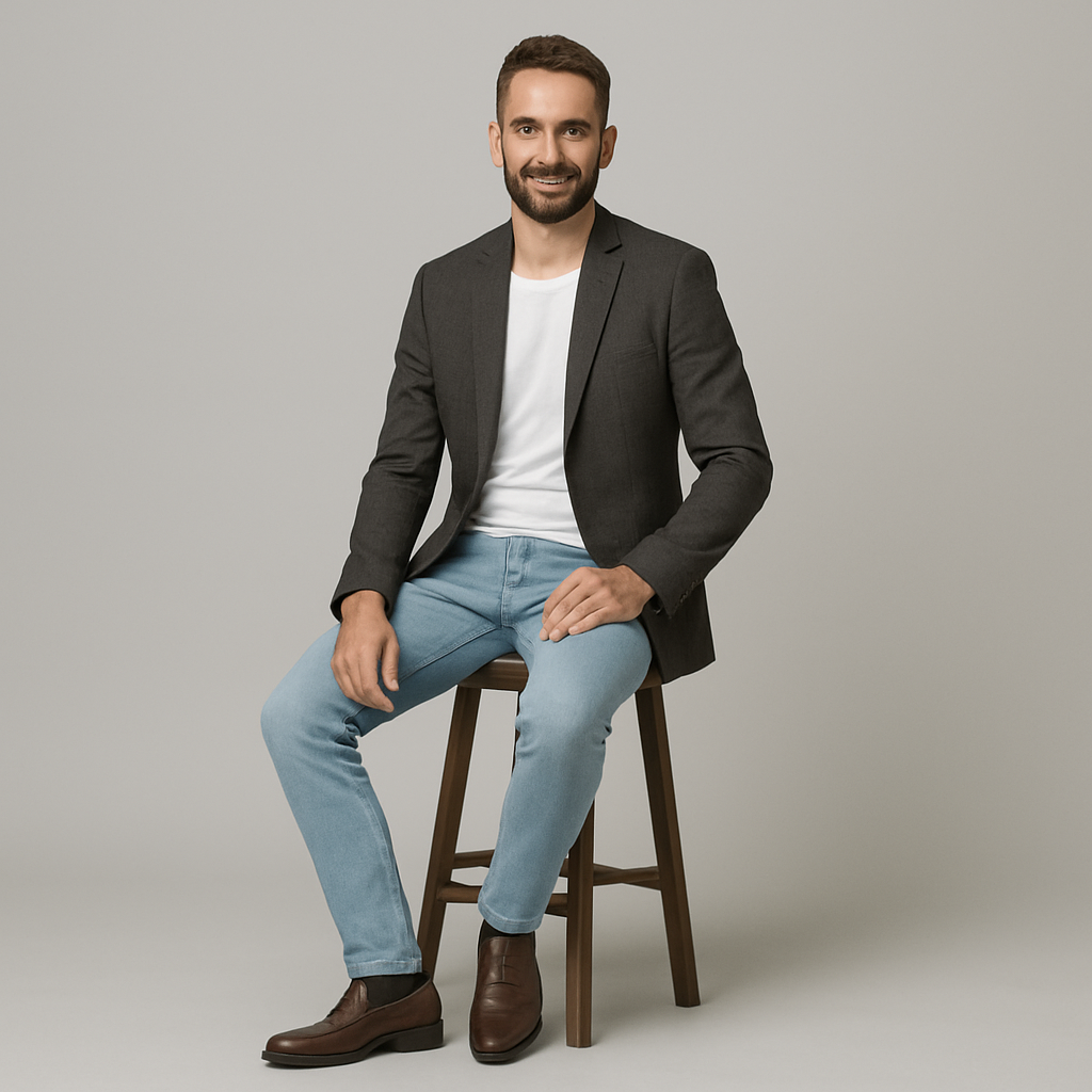 The Penrose Slip on Leather Loafers for Men