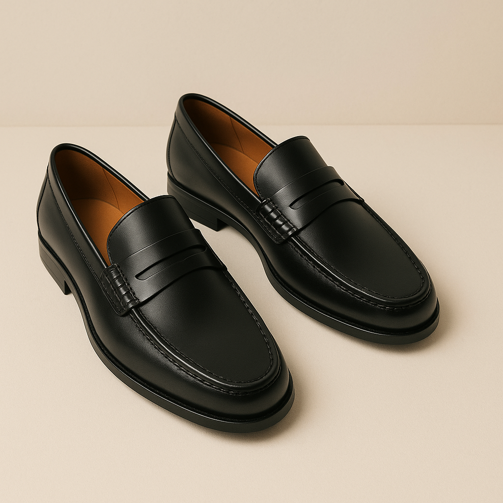 The Penrose Slip on Leather Loafers for Men